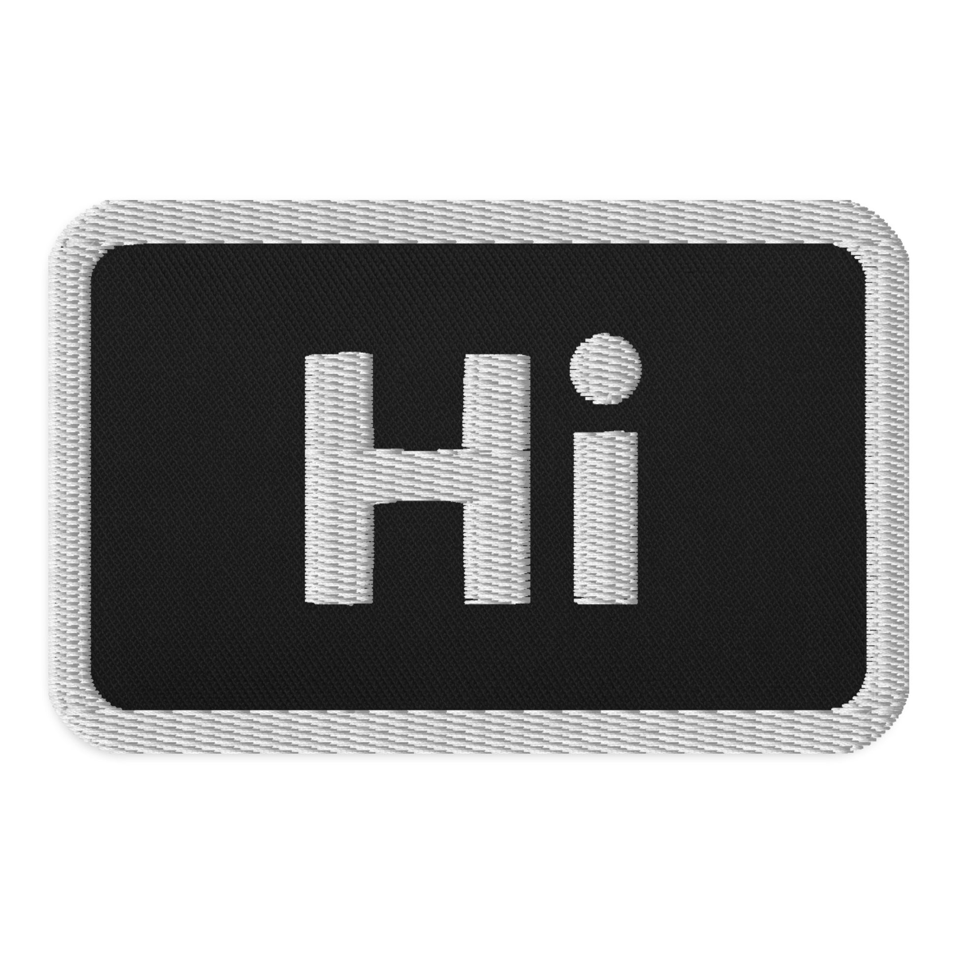 Hi Patch Black