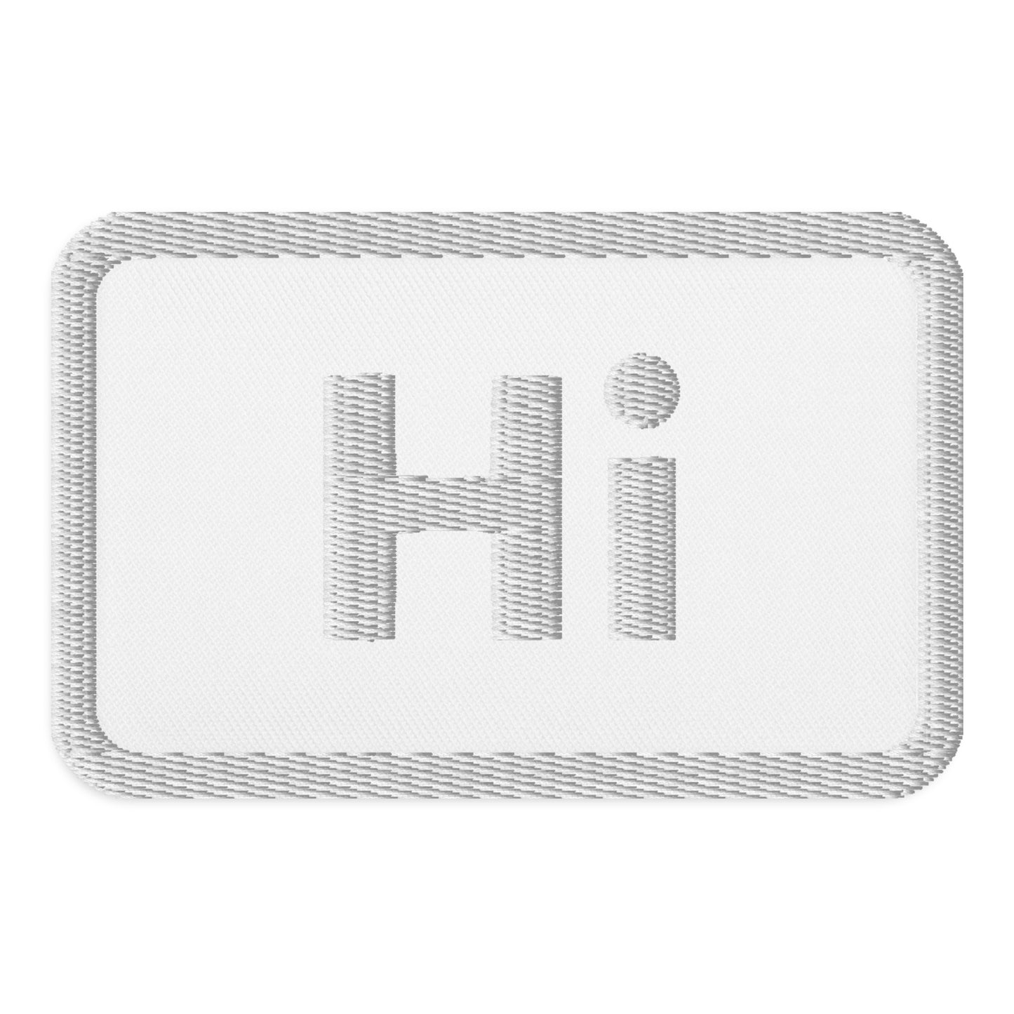 Hi Patch White