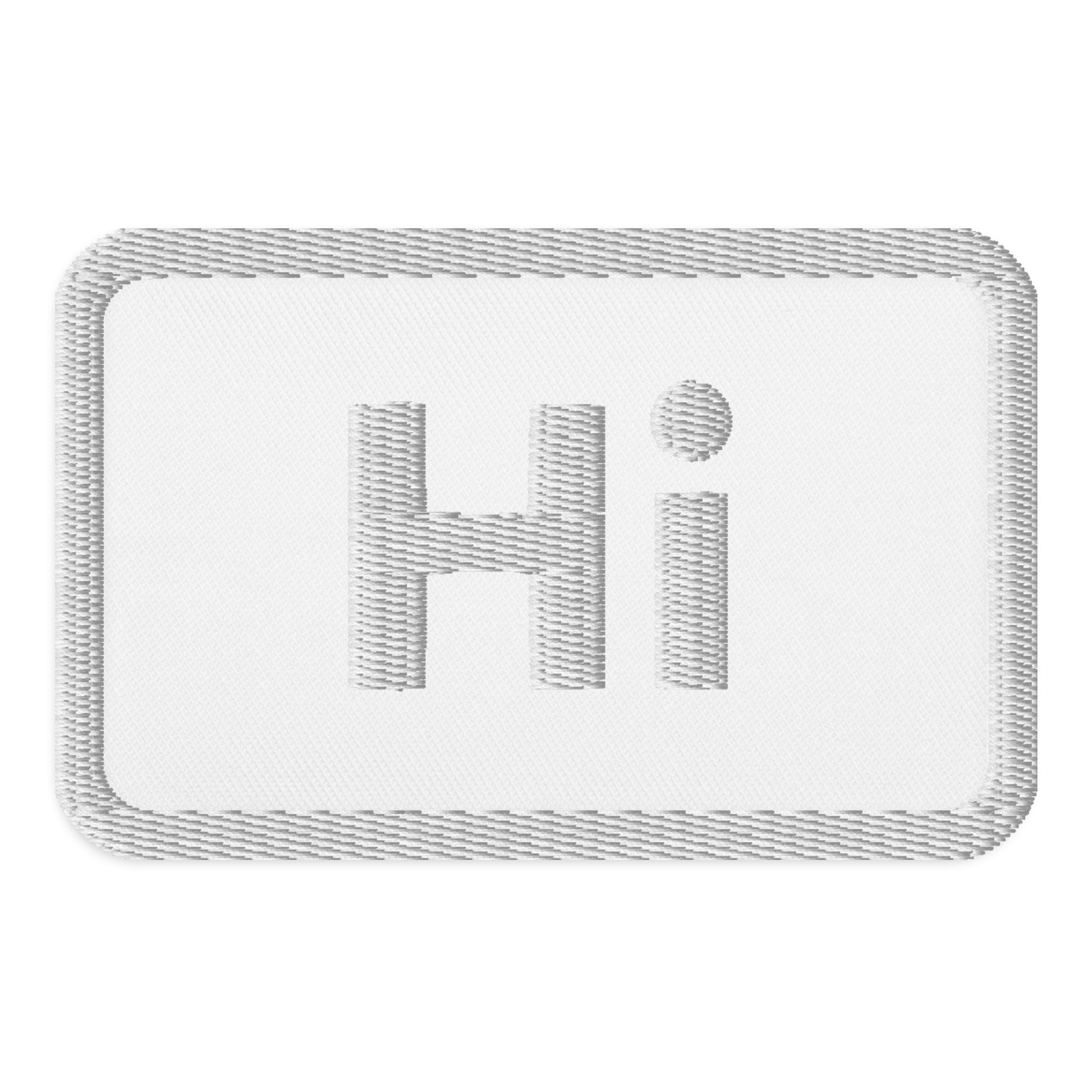 Hi Patch White