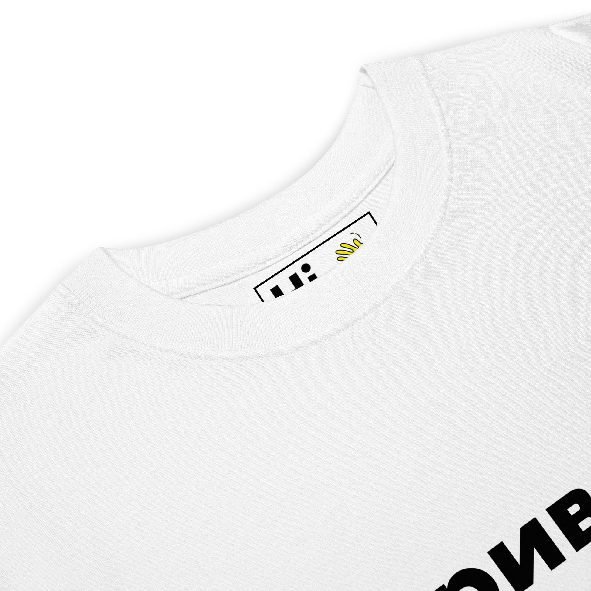 Hi привет Privet Russian Greeting T shirt in white front detail