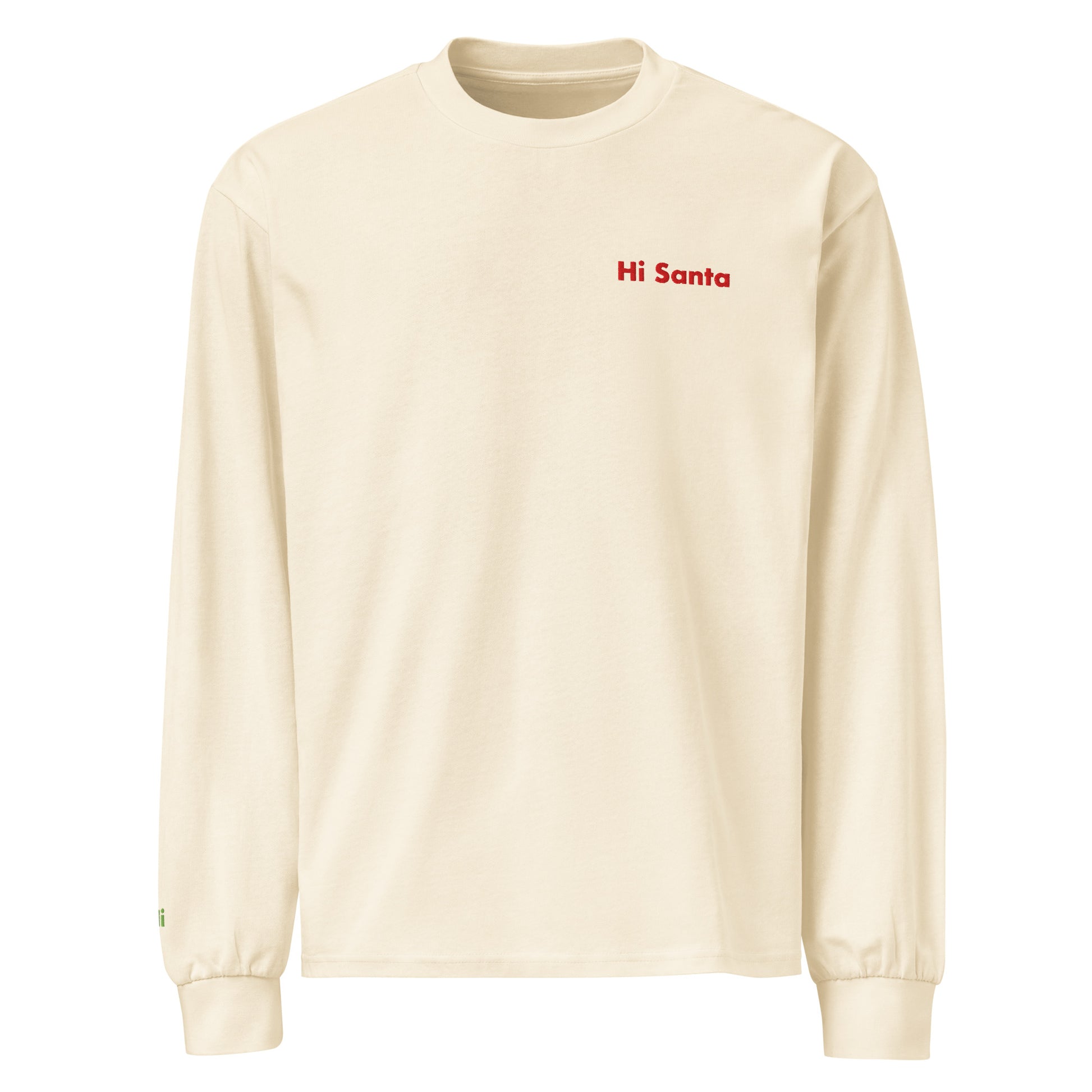 Hi Santa Longsleeve white