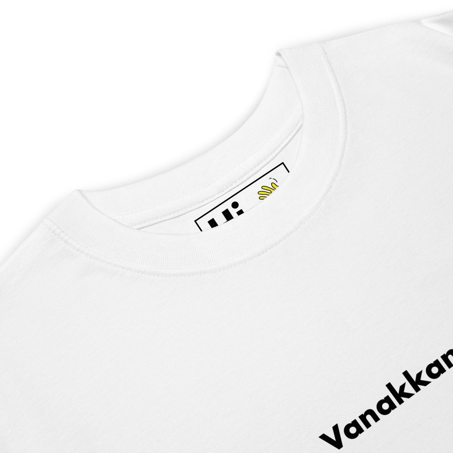 Hi Vanakkam Tamil Sri Lanka Greeting white back detail