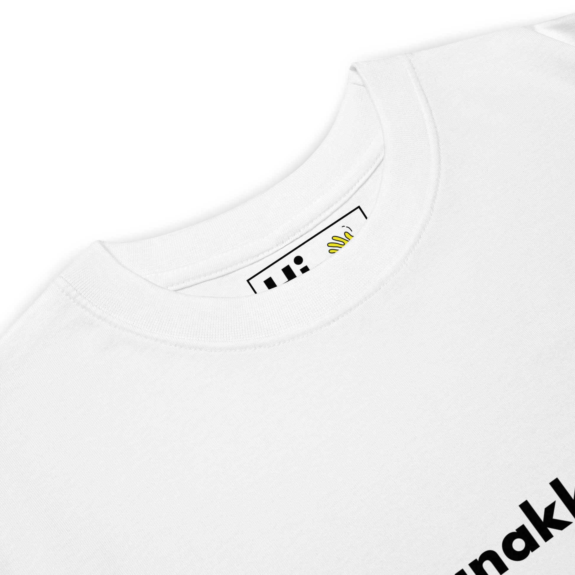 Hi Wanakkam Sri Lankan Greeting T Shirt in white, front detail