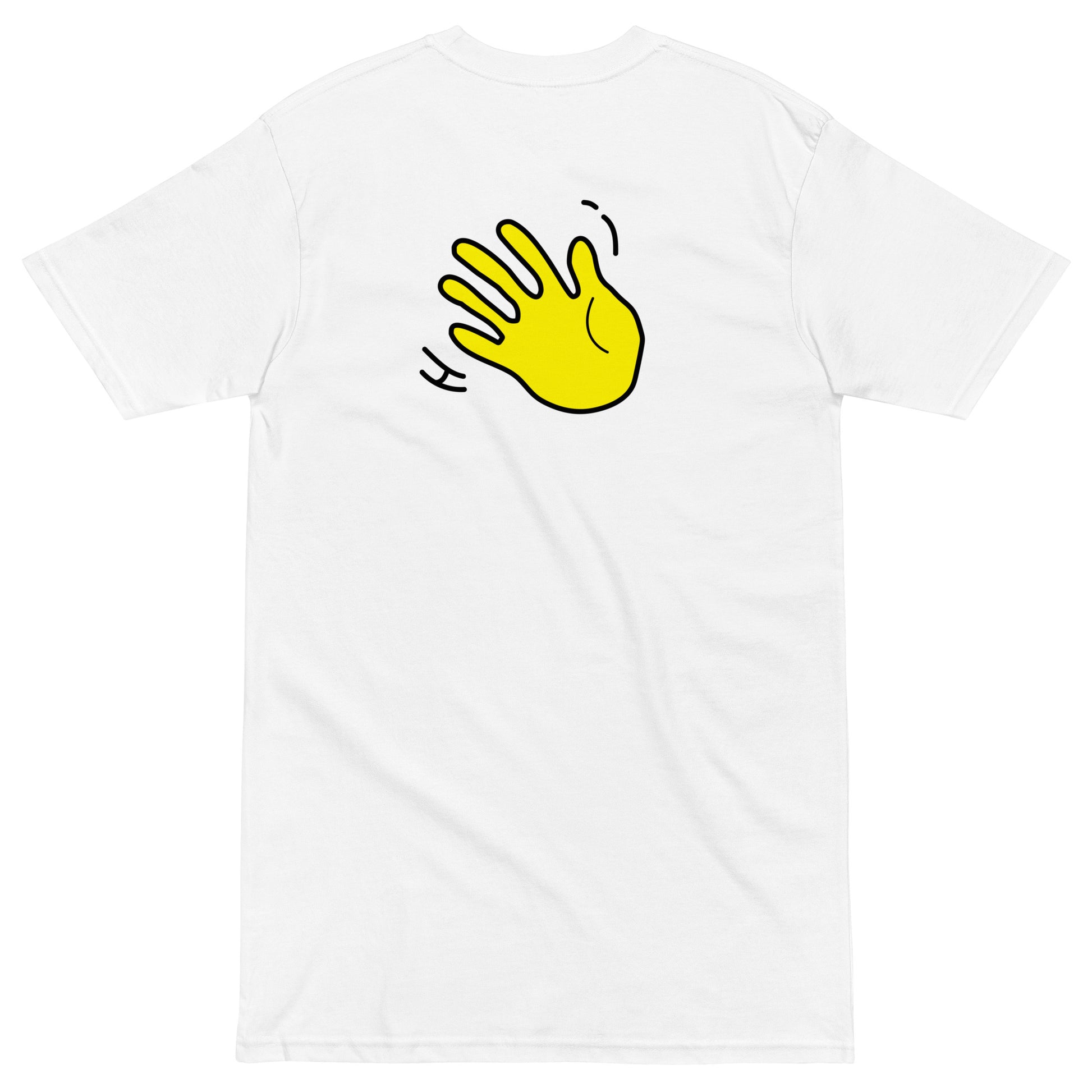 Hi Well Hello Greet Tee in white back