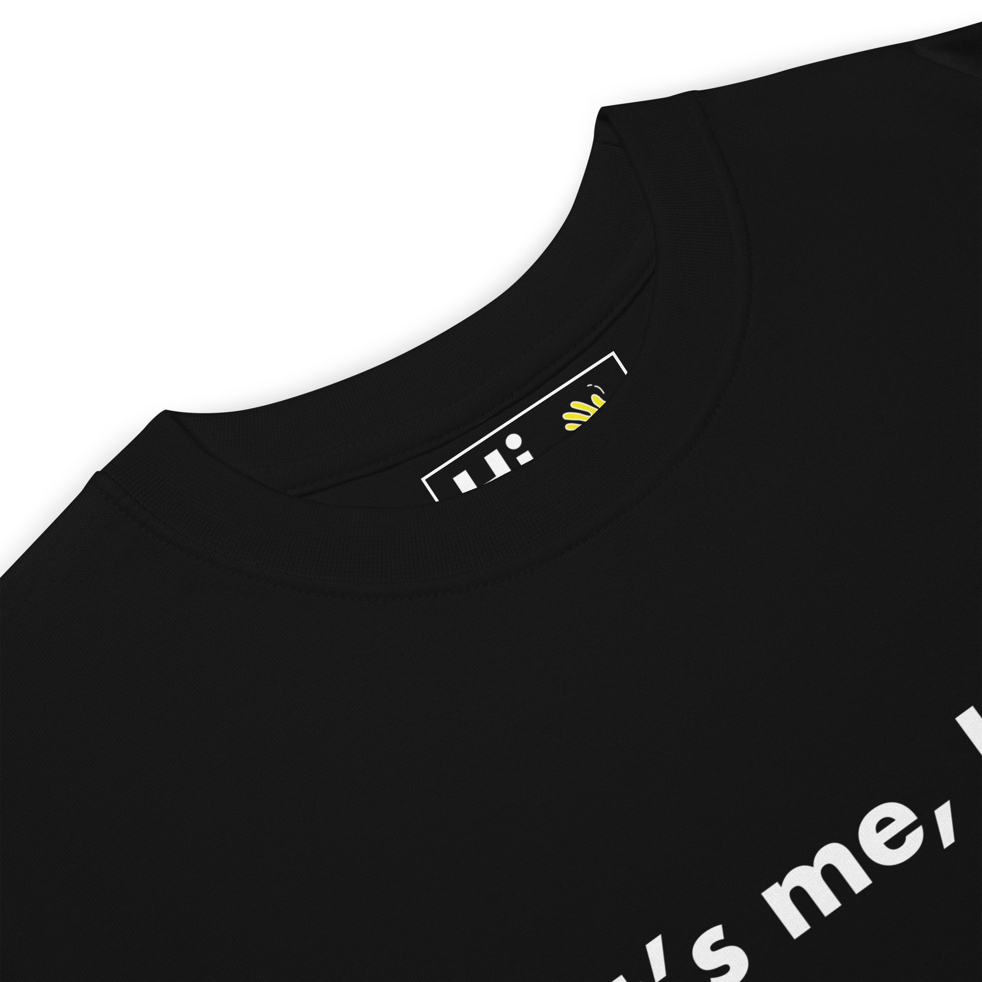 Hi its me Taylor Swift Concert Greeting T Shirt in black front detail