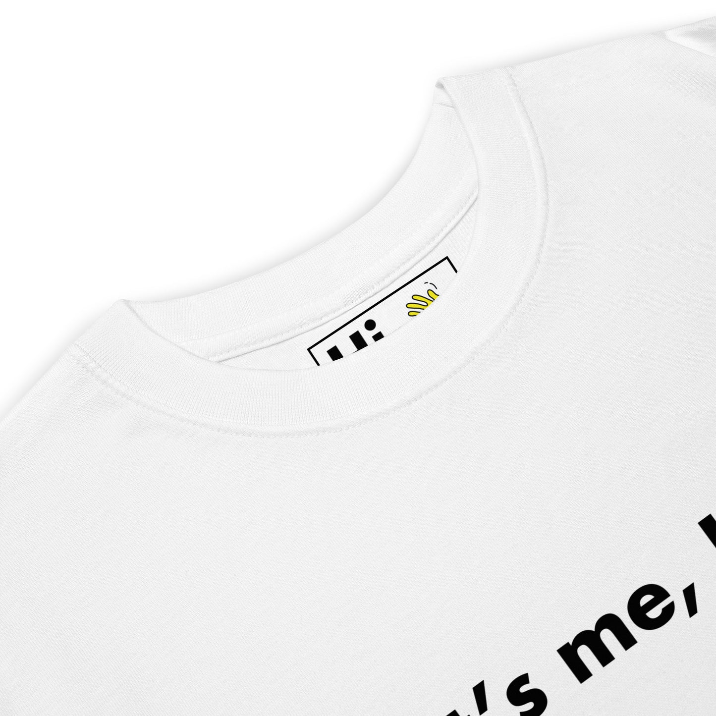 Hi its me Taylor Swift Concert Greeting T Shirt in white front detail