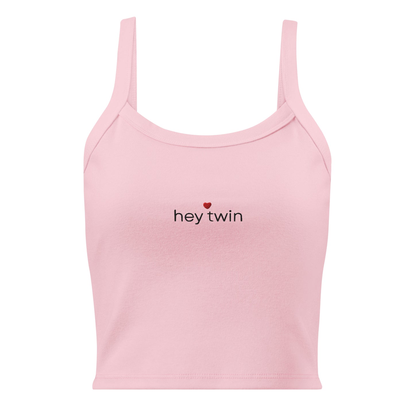 hey twin tank top pink