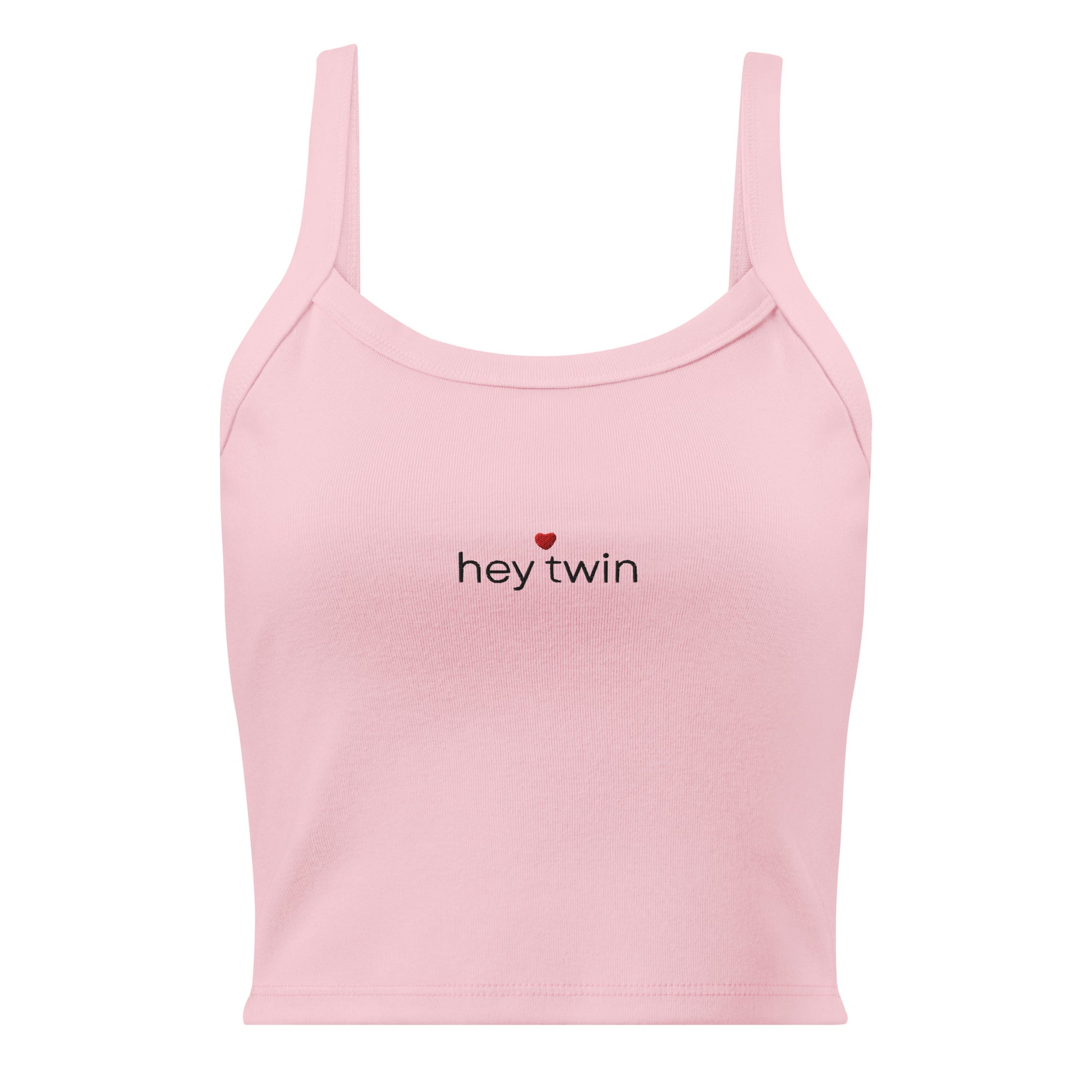 hey twin tank top pink
