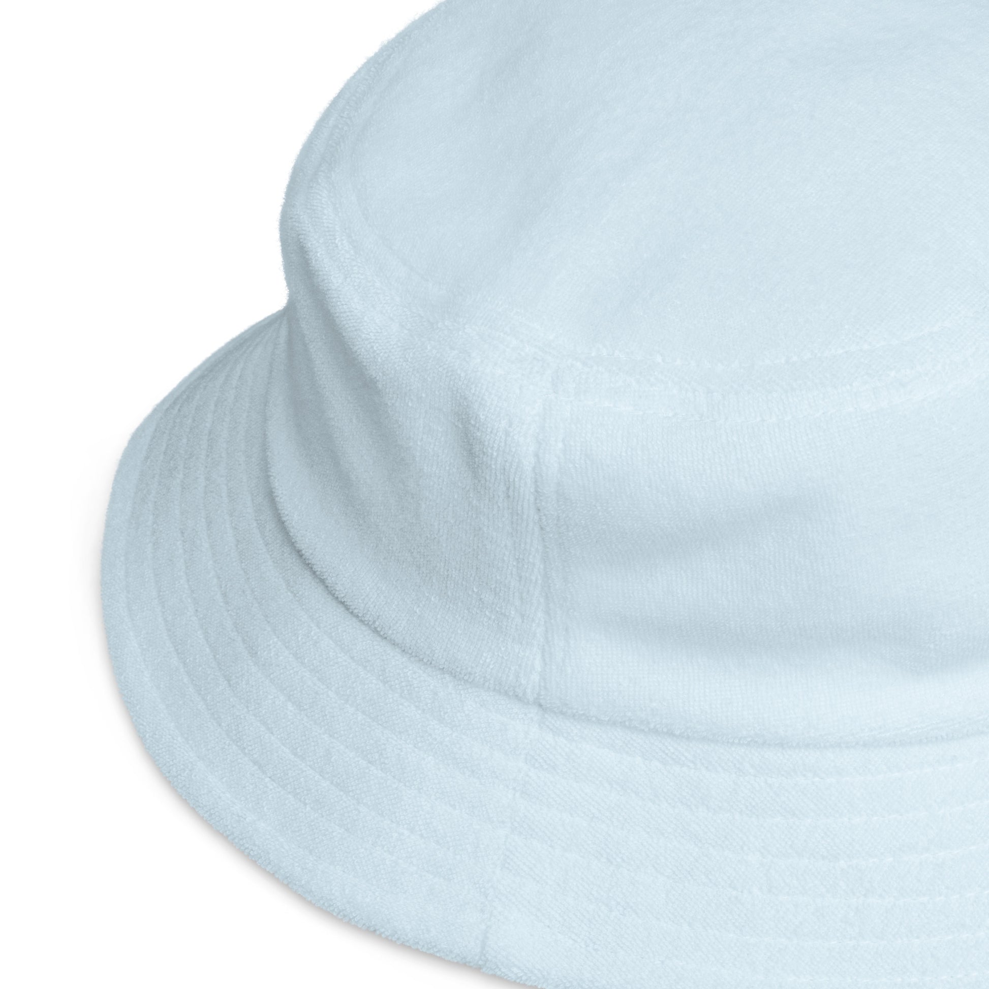 Hola Fuzzy Bucket Hat in light blue by Hi 👋 Happy interactions 