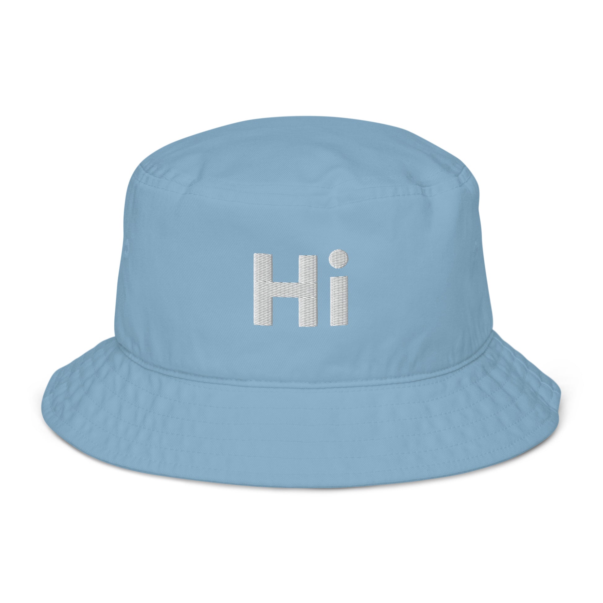 Hi Bucket Hat Organic in Slate Blue by HiJohnny.com