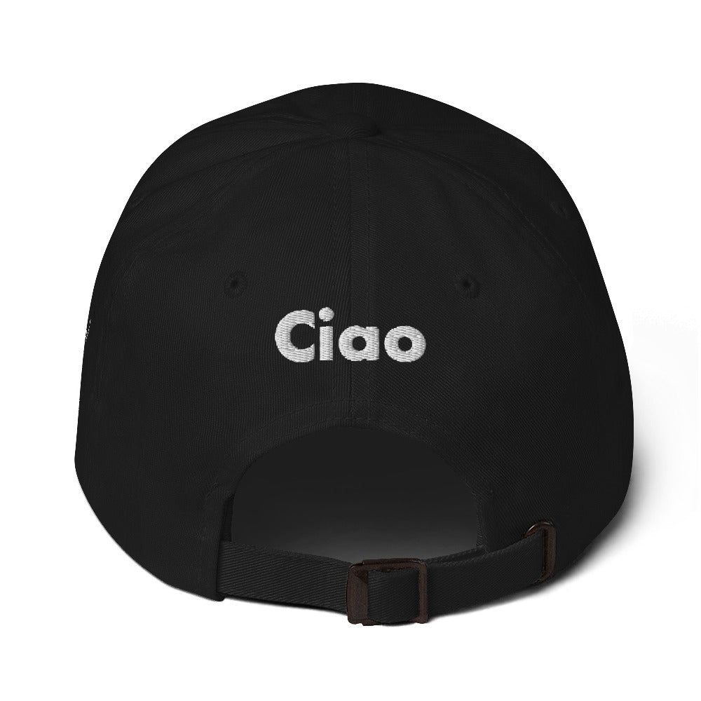 Hi Ciao hat in black back