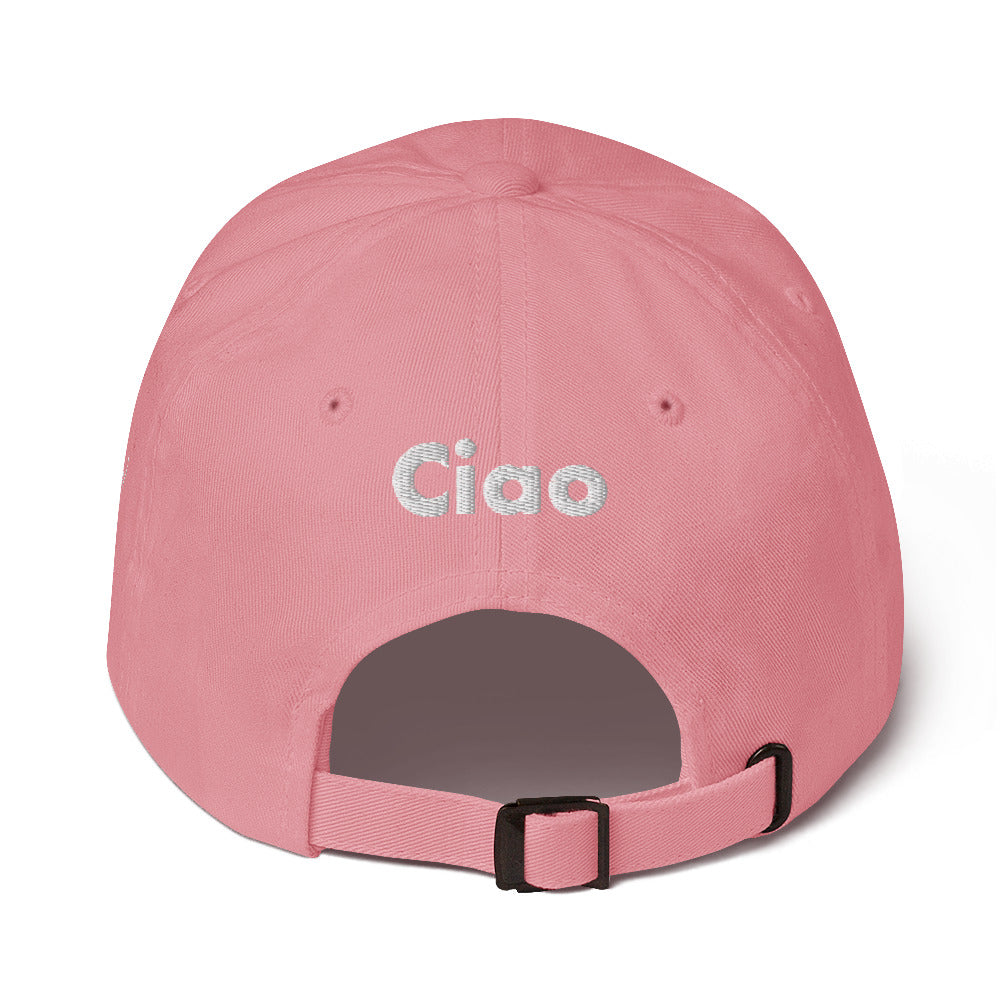 Hi Ciao hat in pink back