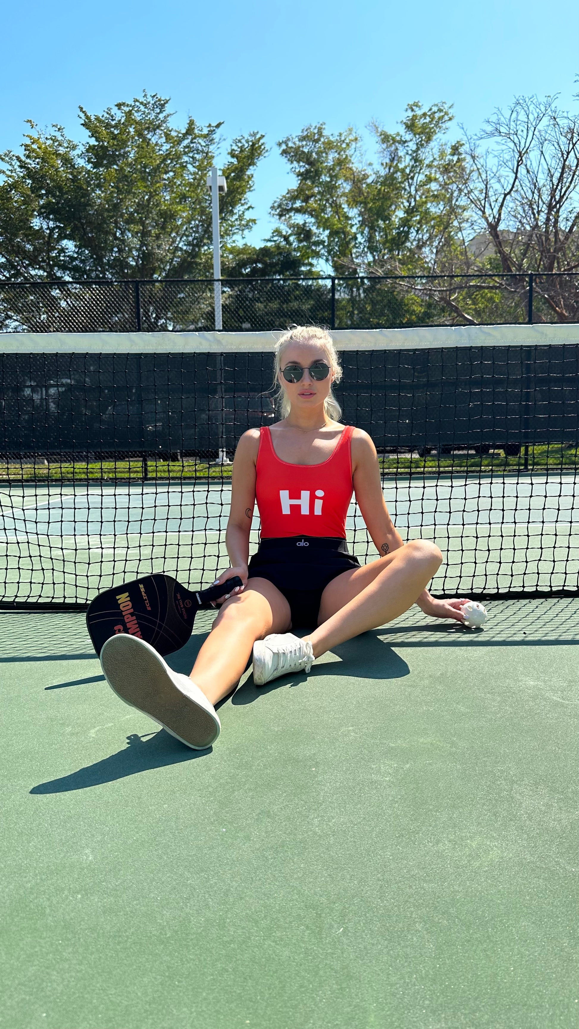 Hi Swimsuit in Red worn by Mckaylyn Zweig