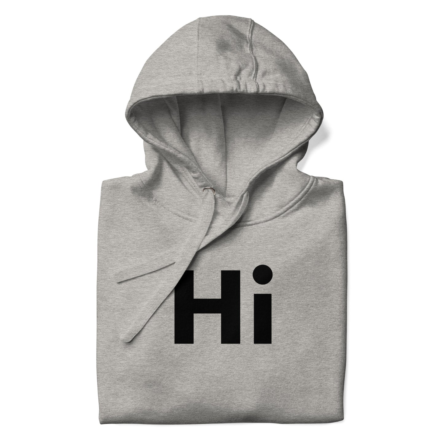Hi Hoodie in Grey by Happy interactions