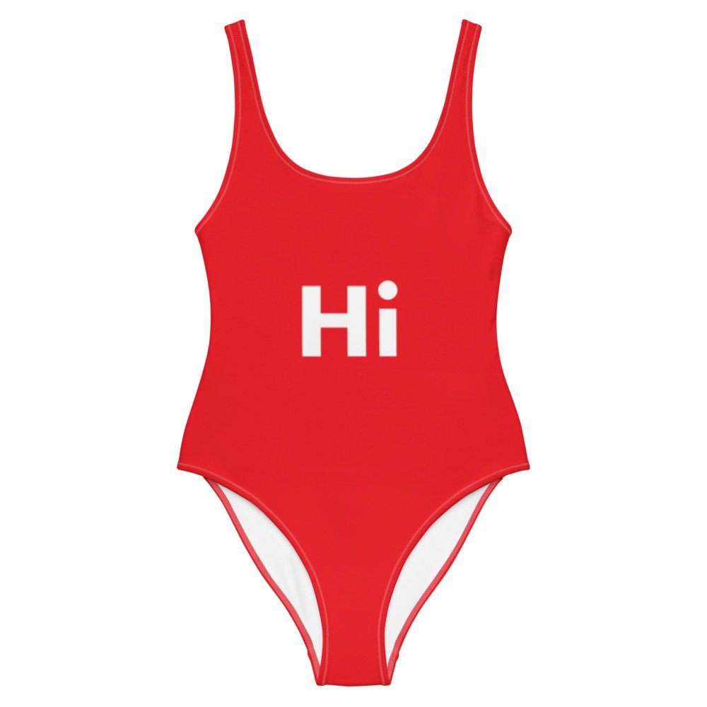 Hi Swimsuit in Red