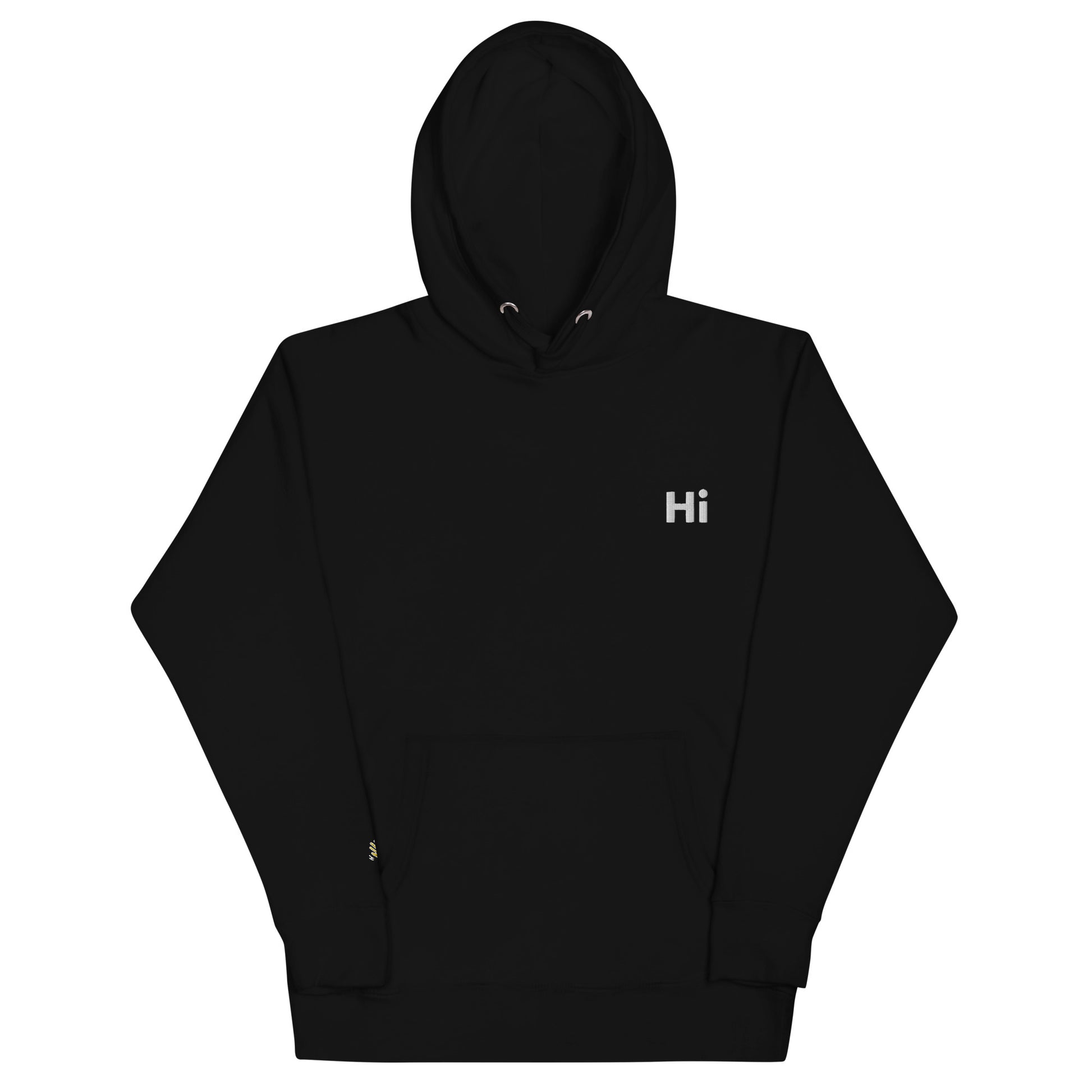 Hi lux embroidered Hoodie in black