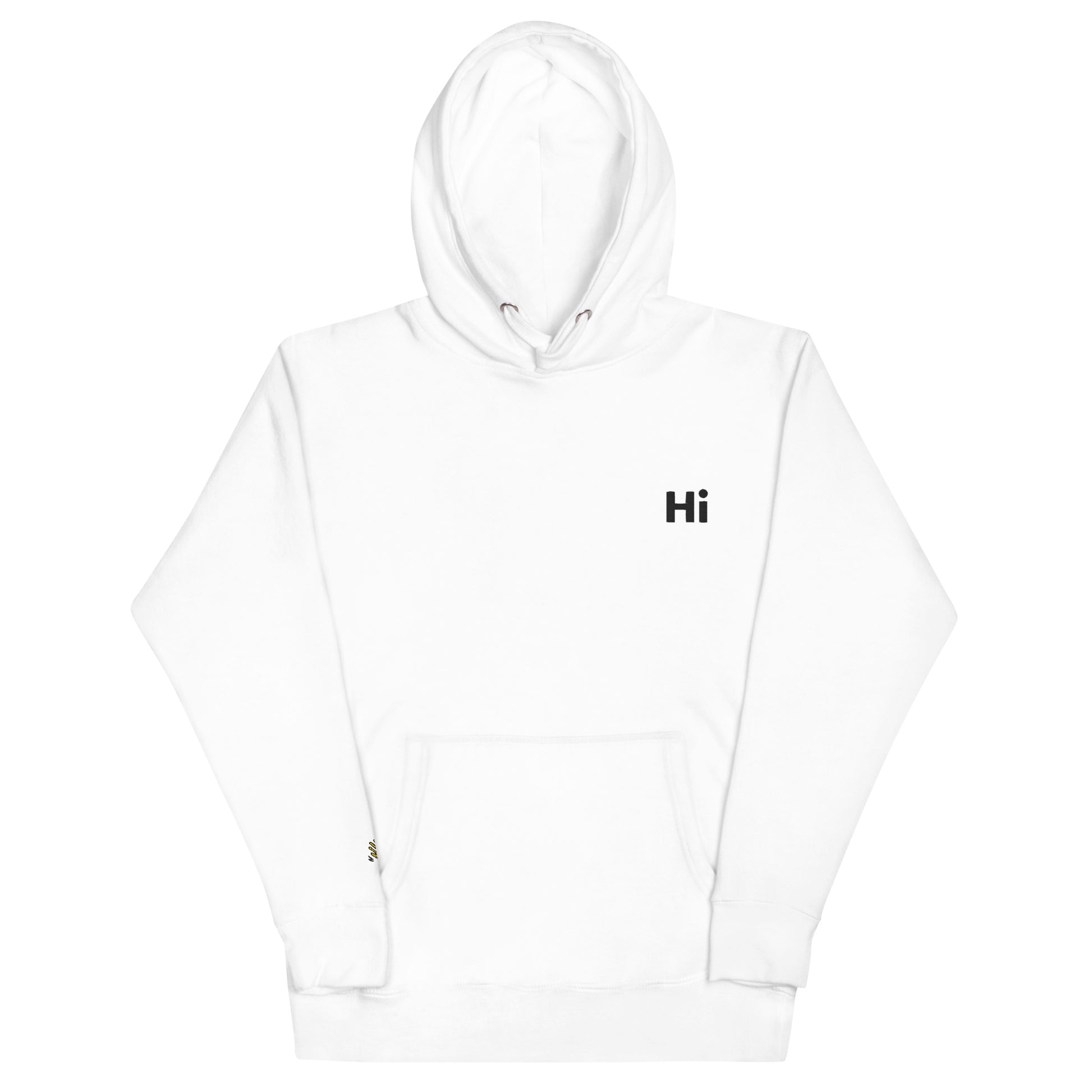Hi lux embroidered Hoodie in white