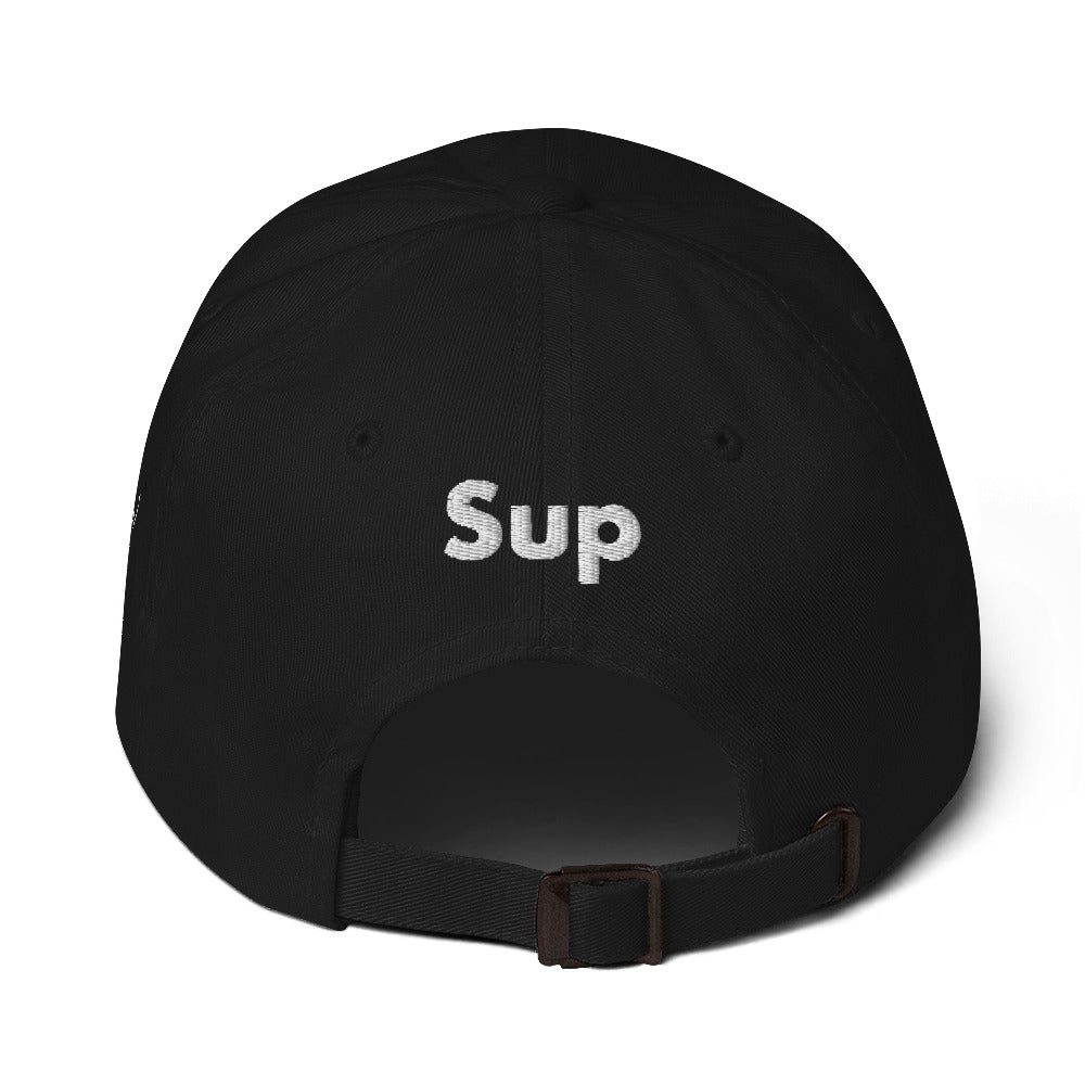 Hi SUP USA Hat by Happy interactions in Black