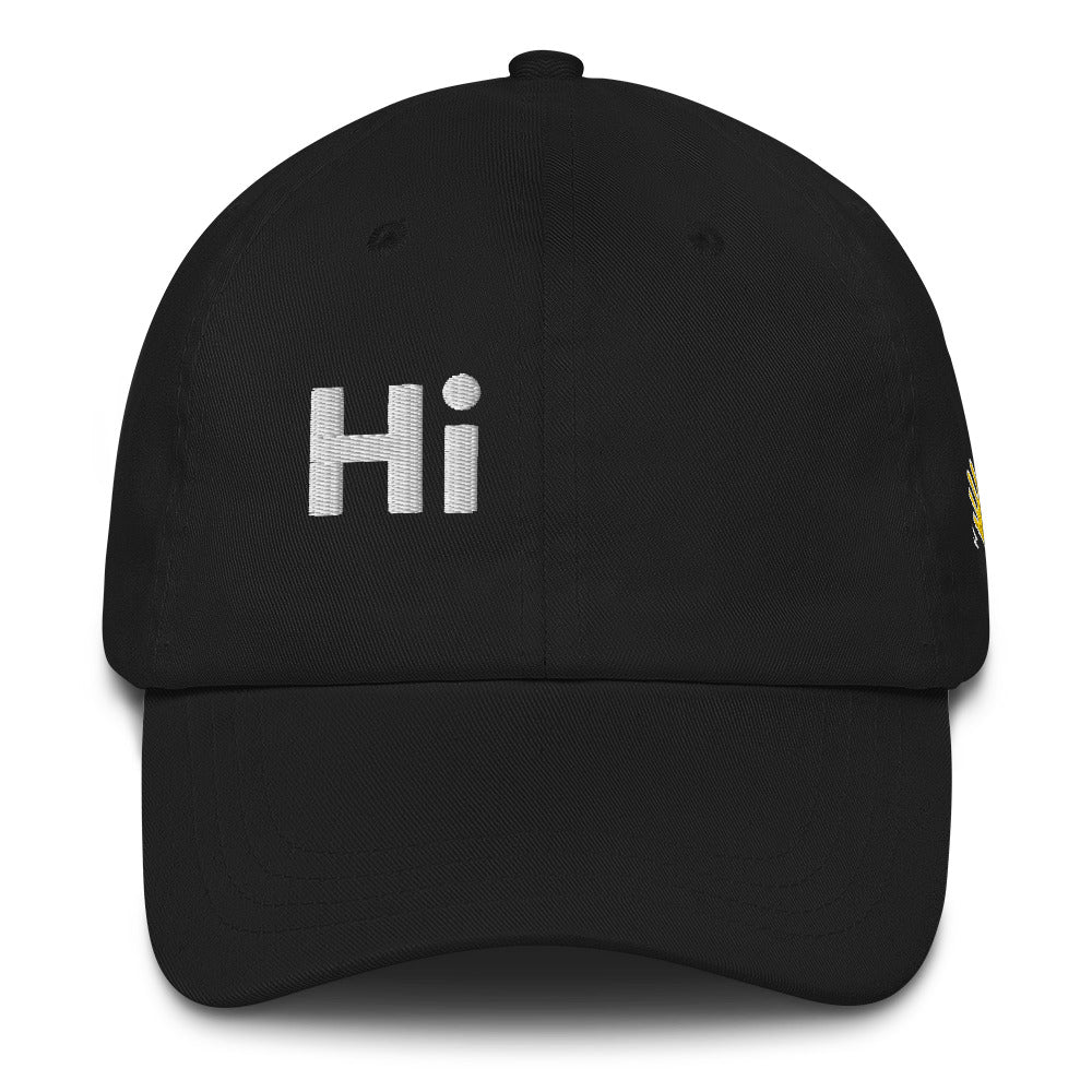 Hi SUP USA Hat by Happy interactions in Black
