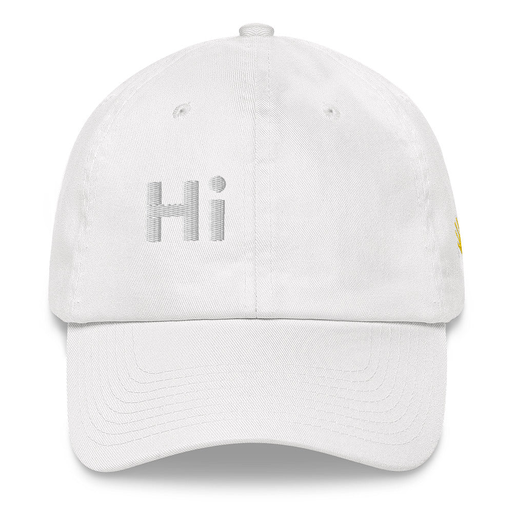 Hi SUP USA Hat by Happy interactions in White