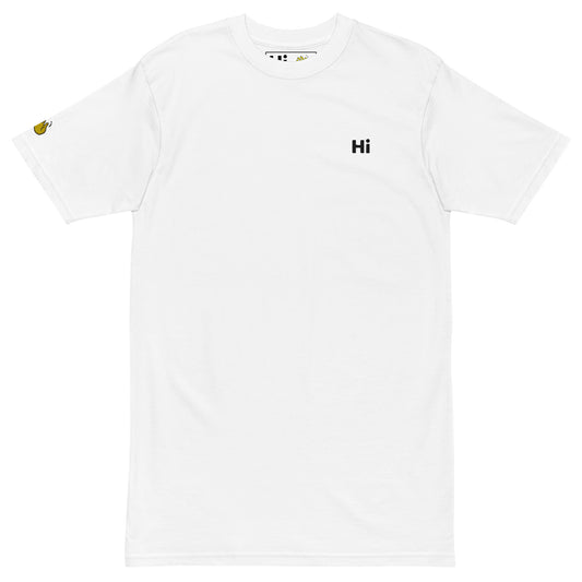 Hi Embroidered Tee Shirt