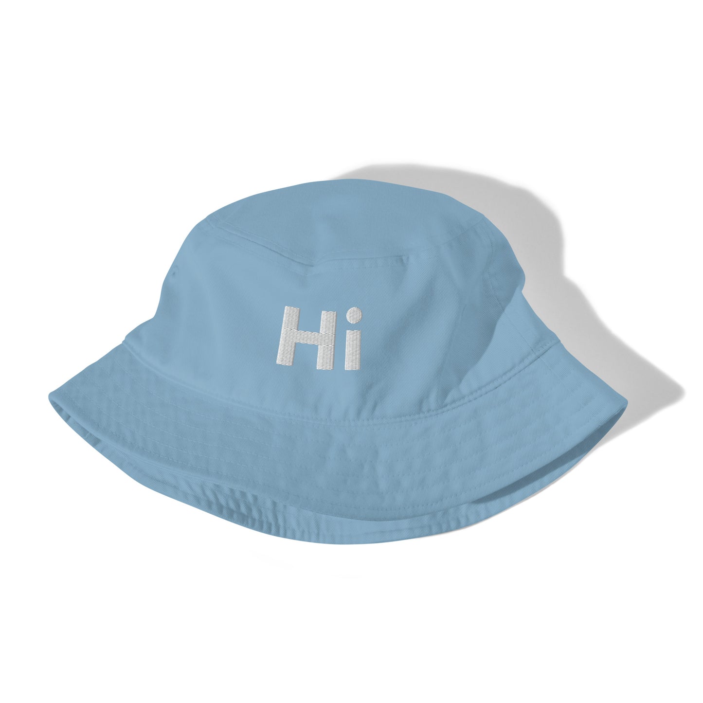 Hi Bucket Hat Organic in Slate Blue by HiJohnny.com