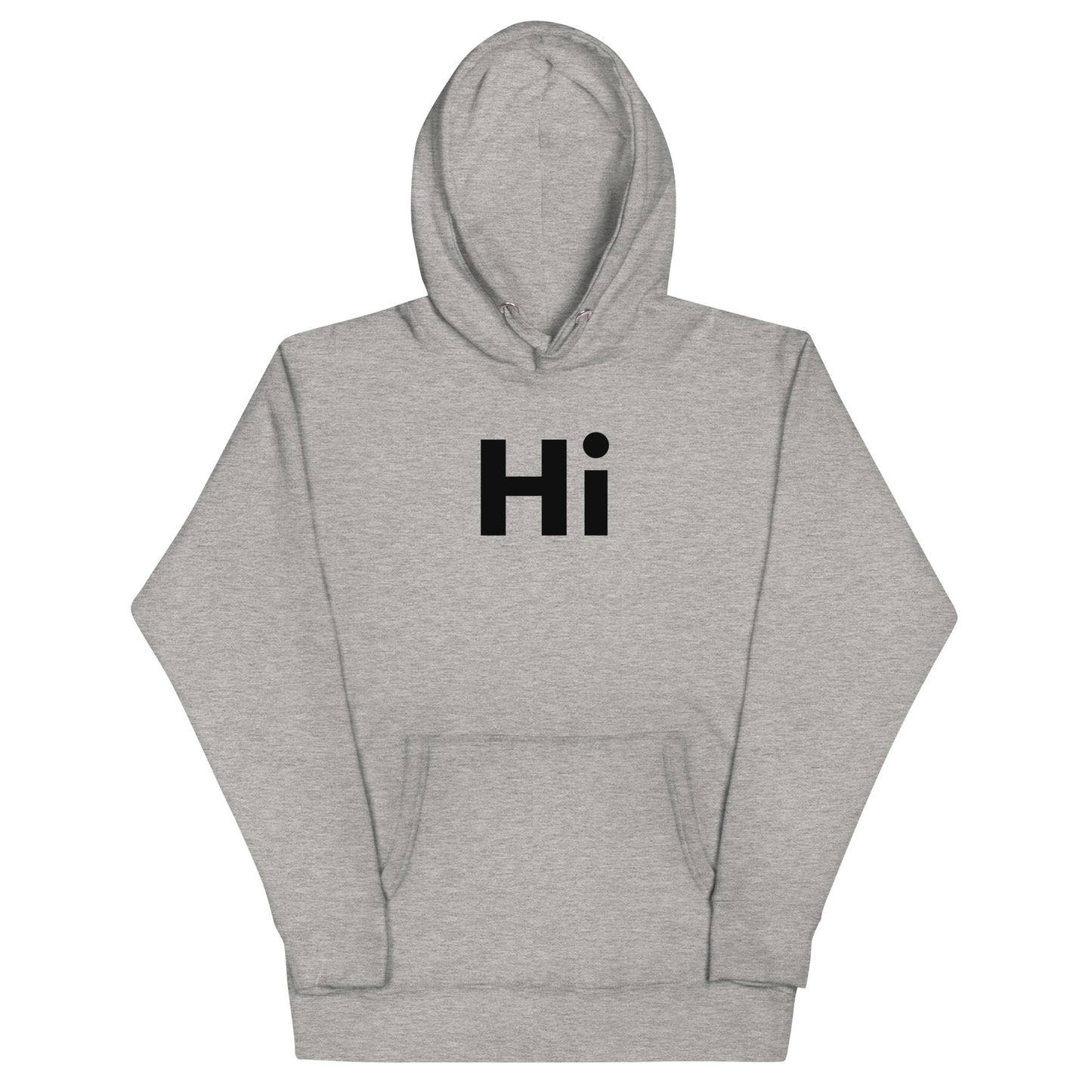 Hi Hoodie in Grey by Happy interactions